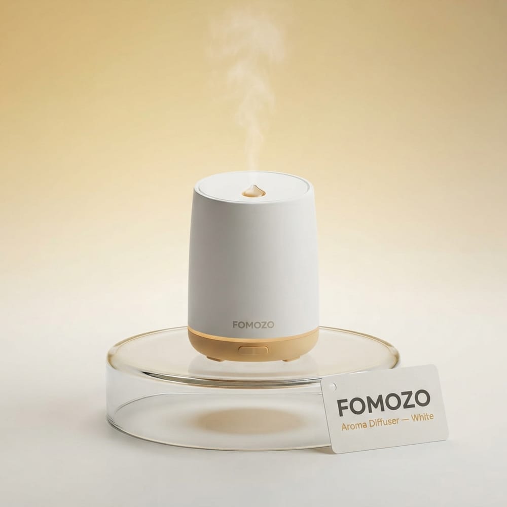 Ultrasonic Aromatherapy Essential Oil Diffuser — Diffuser — White